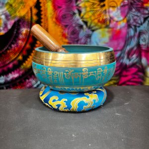 Cuenco Tibetano Azul 5 metales