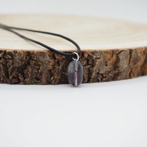 Fluorita Bolita Alargada Colgante