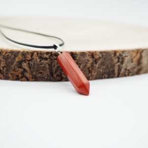 Jaspe Rojo Prisma Punta Colgante