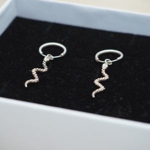 pendientes serpiente